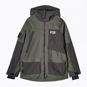 Obrázek produktu Pánská snowboardová bunda 4F M511 khaki Zelená