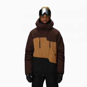 Obrázek produktu Pánská snowboardová bunda 686 Geo Insulated coffee colorblock