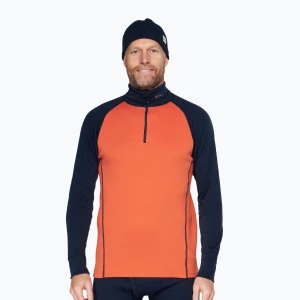 Obrázek produktu Pánská termo mikina Devold Duo Active Merino 205 Zip Neck brick oranžová