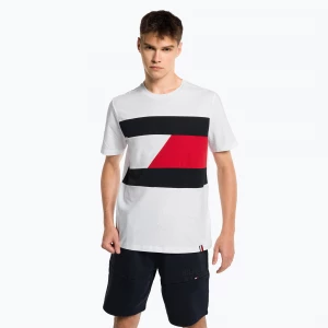 Obrázek produktu Pánská tréninková košile Tommy Hilfiger Colorblocked Mix Media S / S bílá