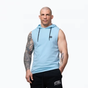 Obrázek produktu Pánská tréninková mikina Pitbull Mercado Hilltop Sleeveless Hooded light blue