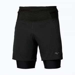 Obrázek produktu Pánské běžecké šortky Mizuno Trail Multipocket 2in1 black
