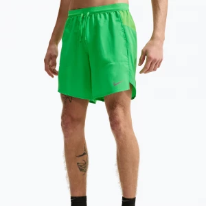 Obrázek produktu Pánské běžecké šortky Nike Stride Dri-Fit Brief-Lined 7" green spark