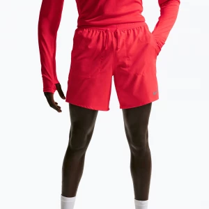 Obrázek produktu Pánské běžecké šortky Nike Stride Dri-Fit Brief-Lined 7" light crimson Červená