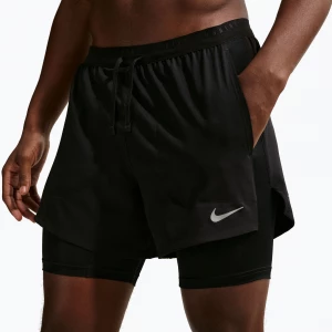 Obrázek produktu Pánské běžecké šortky Nike Stride Dri-Fit Hybrid 5" black