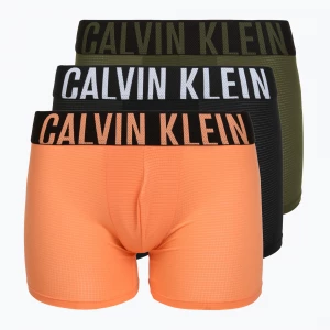 Obrázek produktu Pánské boxerky Calvin Klein LV00NB4665 Boxer Brief black / olive night / orange frosting