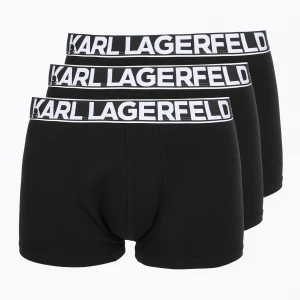Obrázek produktu Pánské boxerky KARL LAGERFELD Bold Elastic Trunk 3 páry black