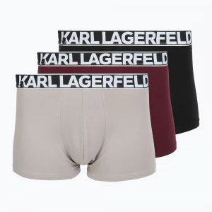 Obrázek produktu Pánské boxerky KARL LAGERFELD Bold Elastic Trunk 3 páry windsor / black / ash