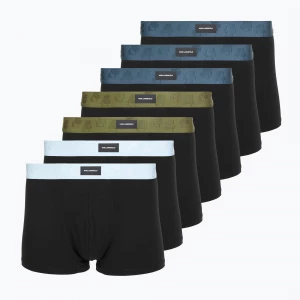 Obrázek produktu Pánské boxerky KARL LAGERFELD Kameo Logo Trunk 7 párů midnight / clear sky / olive Černá