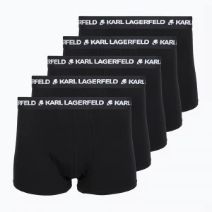 Obrázek produktu Pánské boxerky KARL LAGERFELD Logo Trunk 5 párů black