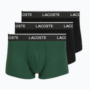 Obrázek produktu Pánské boxerky Lacoste 5H1300 3 pack black / green