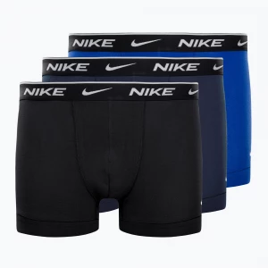 Obrázek produktu Pánské boxerky Nike Everyday Cotton Stretch Trunk 3Pk UB1 obsidian / game royal / black