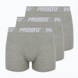 Obrázek produktu Pánské boxerky PROSTO KL252MACC 3 pary gray šedá
