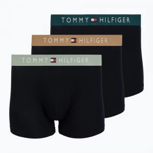 Obrázek produktu Pánské boxerky Tommy Hilfiger Boxer Brief nb / saf canvas / mnty grey / deep spru Černá