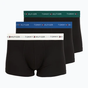 Obrázek produktu Pánské boxerky Tommy Hilfiger Trunk WB 3 pack nb / opu blu / orna green / ivory silk