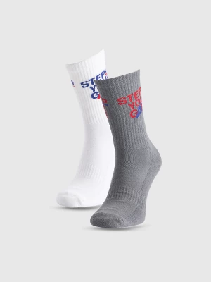 Obrázek produktu Pánské casual ponožky nad kotník (2-pack) - multicolor 4F