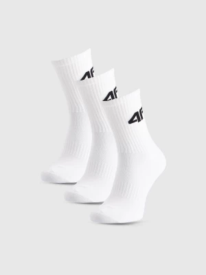Obrázek produktu Pánské dlouhé ponožky (3-pack) - bílé 4F