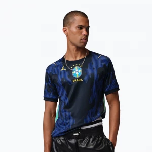 Obrázek produktu Pánské fotbalové tričko Nike Brazil 2026 Stadium Away Soccer Replica Námořnická modř