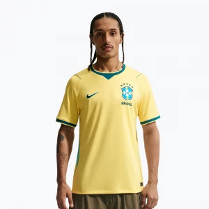 Obrázek produktu Pánské fotbalové tričko Nike Brazil 2026 Stadium Home Soccer Replica canary / light menta / geode teal Žlutá