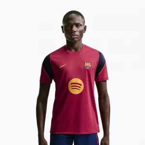 Obrázek produktu Pánské fotbalové tričko Nike FC Barcelona Strike Soccer Dri-Fit noble red / blackened blue / mineral yellow