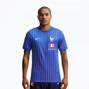 Obrázek produktu Pánské fotbalové tričko Nike FFF Academy Pro Pre-Match game royal / university red / white Modrá