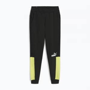 Obrázek produktu Pánské kalhoty PUMA ESS+ Block Sweatpants TR puma black / lime sheen