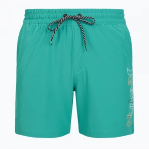 Obrázek produktu Pánské koupací šortky Hurley Crossover Volley Swim Short Teal Tint Zelená