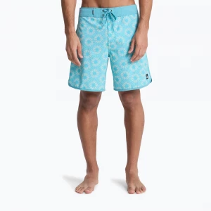 Obrázek produktu Pánské koupací šortky Quiksilver Surfsilk Scallop 18" aqua ocean mayhem Modrá