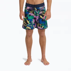 Obrázek produktu Pánské koupací šortky Quiksilver Surfsilk Scallop 18" dark navy interact floral Námořnická modř