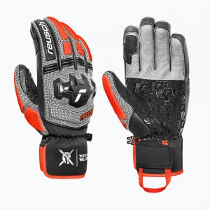 Obrázek produktu Pánské lyžařské rukavice Reusch Worldcup Warrior SC black / silver / fluo red
