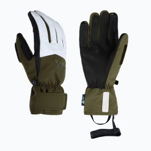 Obrázek produktu Pánské lyžařské rukavice Viking Norvik Pro Pipe khaki / white Zelená