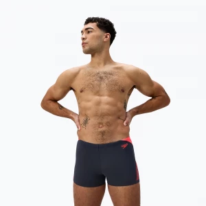Obrázek produktu Pánské plavecké boxerky Speedo Hyper Boom Splice grey lead / neon coral