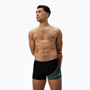 Obrázek produktu Pánské plavecké boxerky Speedo Medley Logo Aquashort black / alfalfa green