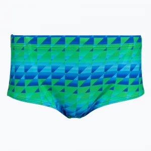 Obrázek produktu Pánské plavecké boxerky Speedo ML s potiskem, 13, 5 cm Brief quilted triangles / lagoon blue
