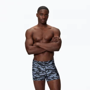 Obrázek produktu Pánské plavecké boxerky Speedo Print Beachstar Square Leg Anthracite / Coin Grey