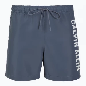 Obrázek produktu Pánské plavecké šortky Calvin Klein KM0KM01092 Intense Power Medium Drawstring grisaille Modrá