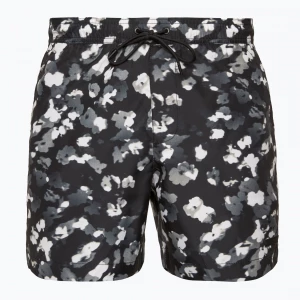 Obrázek produktu Pánské plavecké šortky Calvin Klein KM0KM01162 Medium Drawstring-Print layered floral black