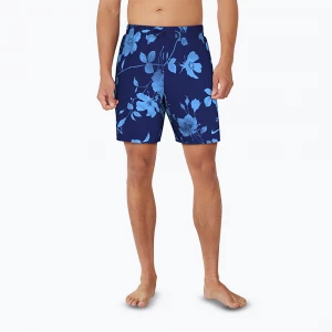 Obrázek produktu Pánské plavecké šortky Nike Fine Floral 7" Volley midnight navy Námořnická modř