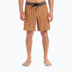 Obrázek produktu Pánské plavecké šortky Quiksilver Surfsilk Straight Leg 18" florever bran oranžová