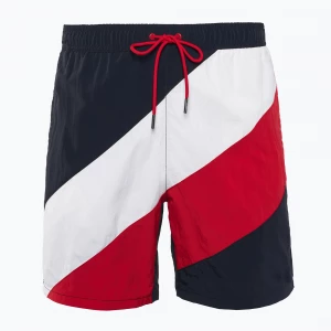Obrázek produktu Pánské plavecké šortky Tommy Hilfiger Long Drawstring Diag desert sky