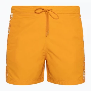 Obrázek produktu Pánské plavecké šortky Tommy Hilfiger SF Medium Drawstring Print reactive monogram rich ochre oranžová