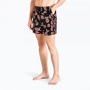 Obrázek produktu Pánské plavkové šortky Nike Multi Poppy Print 5" Volley black