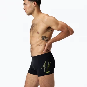 Obrázek produktu Pánské plavky Speedo Hyper Boom Placement black / hyper yellow