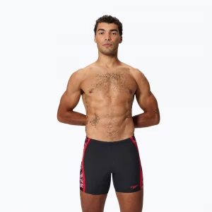 Obrázek produktu Pánské plavky Speedo Hyper Boom Splice Mid anthracite / high risk red Černá