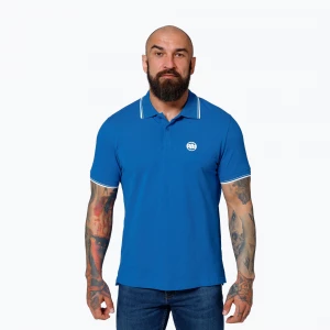 Obrázek produktu Pánské polo tričko Pitbull Polo Pique Stripes Regular royal blue