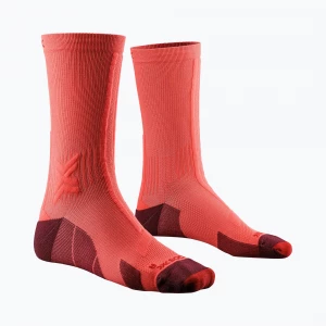 Obrázek produktu Pánské ponožky X-Socks Trailrun Discover Crew fluo red / namib red