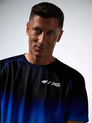 Obrázek produktu Pánské rychleschnoucí tréninkové tričko 4F x Robert Lewandowski - tmavě modré