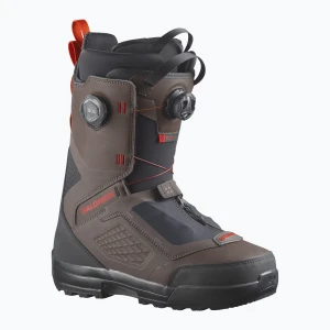 Obrázek produktu Pánské snowboardové boty Salomon Echo Dual Boa black / wren / fiery red šedá