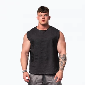 Obrázek produktu Pánské sportovní tílko Washed-Off Beastin black NEBBIA