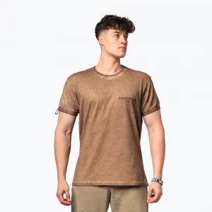 Obrázek produktu Pánské sportovní tričko NEBBIA Washed-Off Max Out light brown